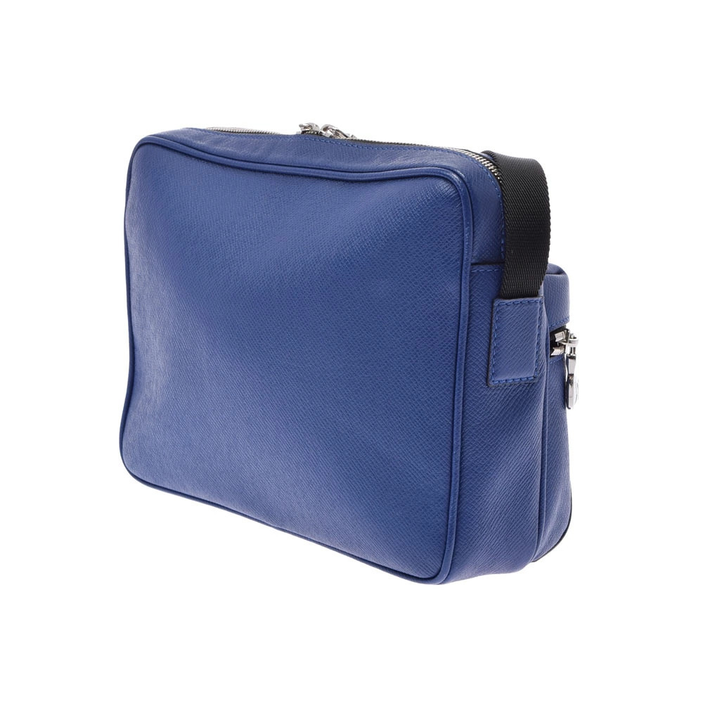 Louis Vuitton Blue Bag Outdoor Leather Cobalt Messenger Shoulder Taiga